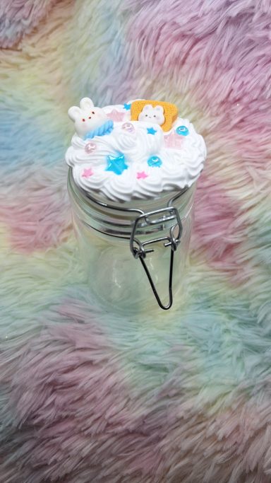 Sweet Treat Glas für Süßigkeiten in Pastell Blauen Lolita Stil