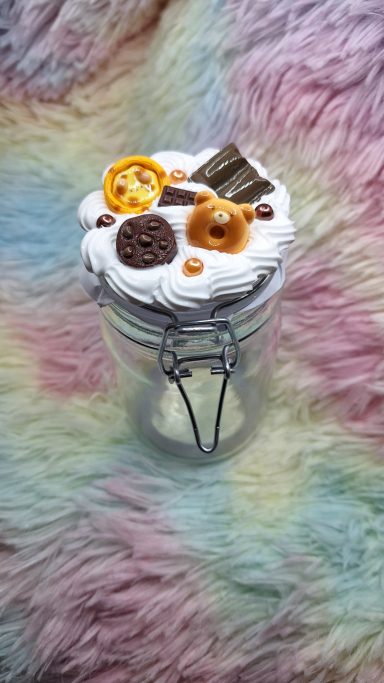 Sweet Treat Glas für Süßigkeiten in Schoko Stil