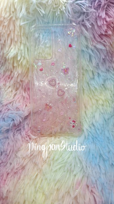 Ästhetische Resin Hülle in Rosa